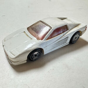 Hot Wheels Vintage Ferrari Testarossa White Chrome Ultra Hots Malaysia 1987 Mint
